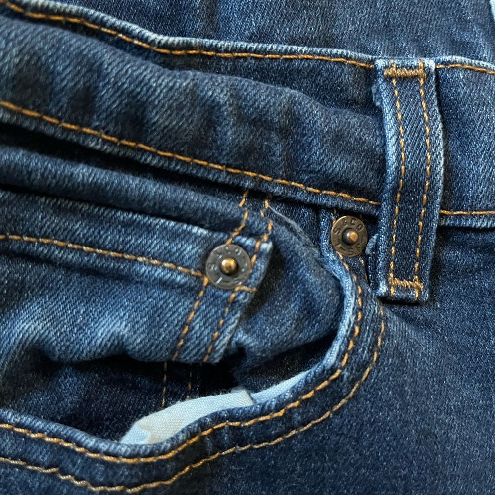 Levi's 505 Women's Straight Leg Jeans in Dark Blue - Picture 4 of 7